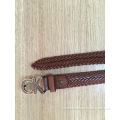 100% Italia Genuine Leather Braided belt